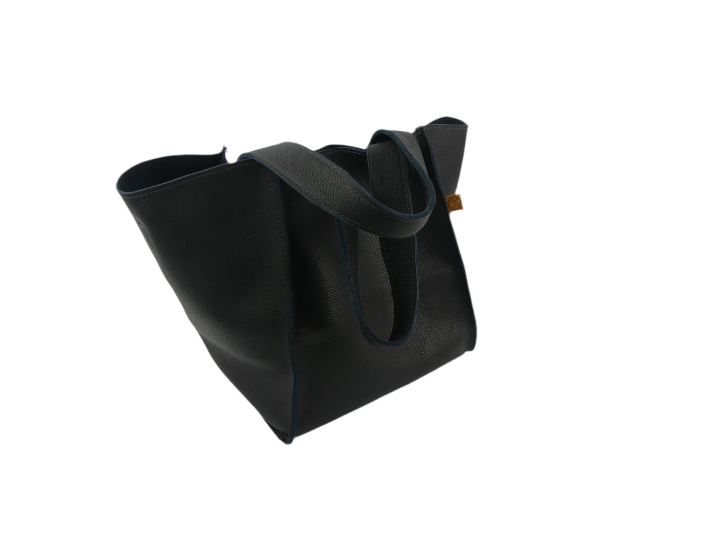 Ledershopper "OLDA", schwarz