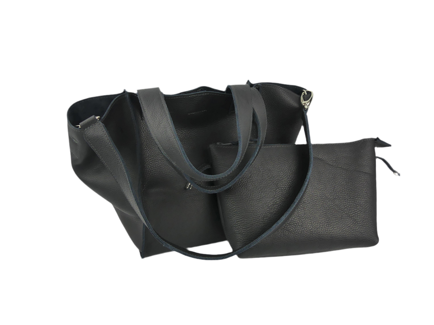 Ledershopper "OLDA", schwarz