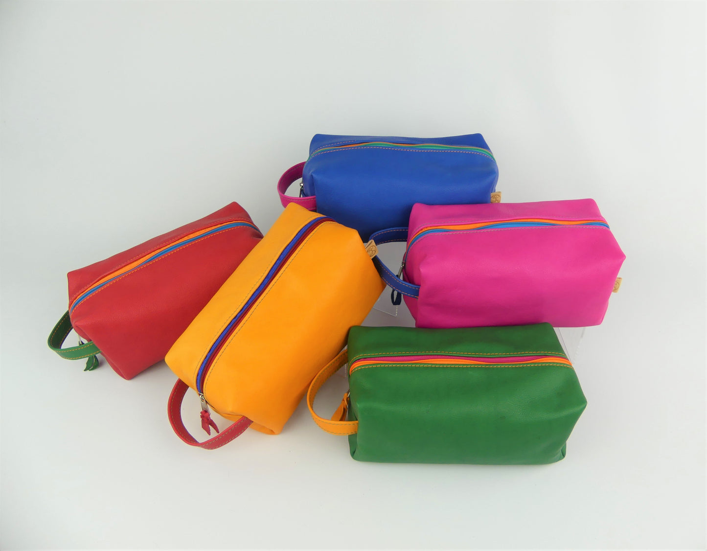 Kulturtasche "STINE", pflanzlich gegerbtes Leder
