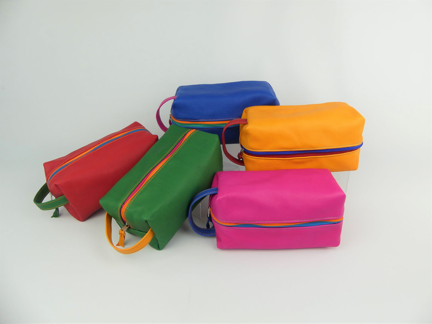 Kulturtasche "STINE", pflanzlich gegerbtes Leder