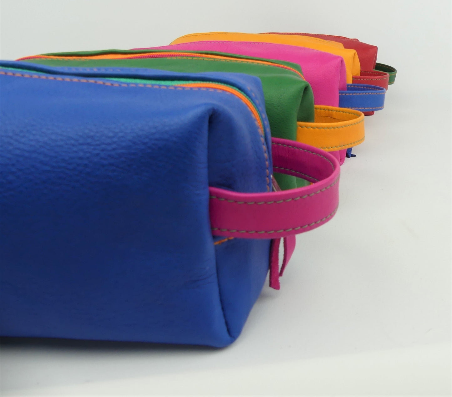 Kulturtasche "STINE", pflanzlich gegerbtes Leder