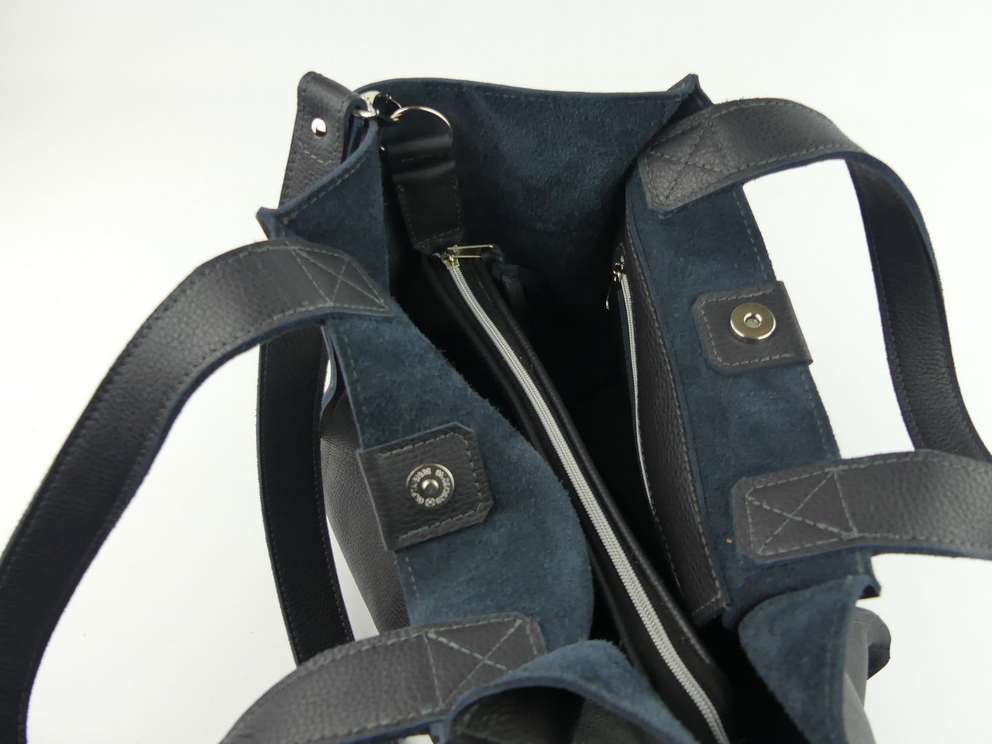 Ledershopper "OLDA", schwarz