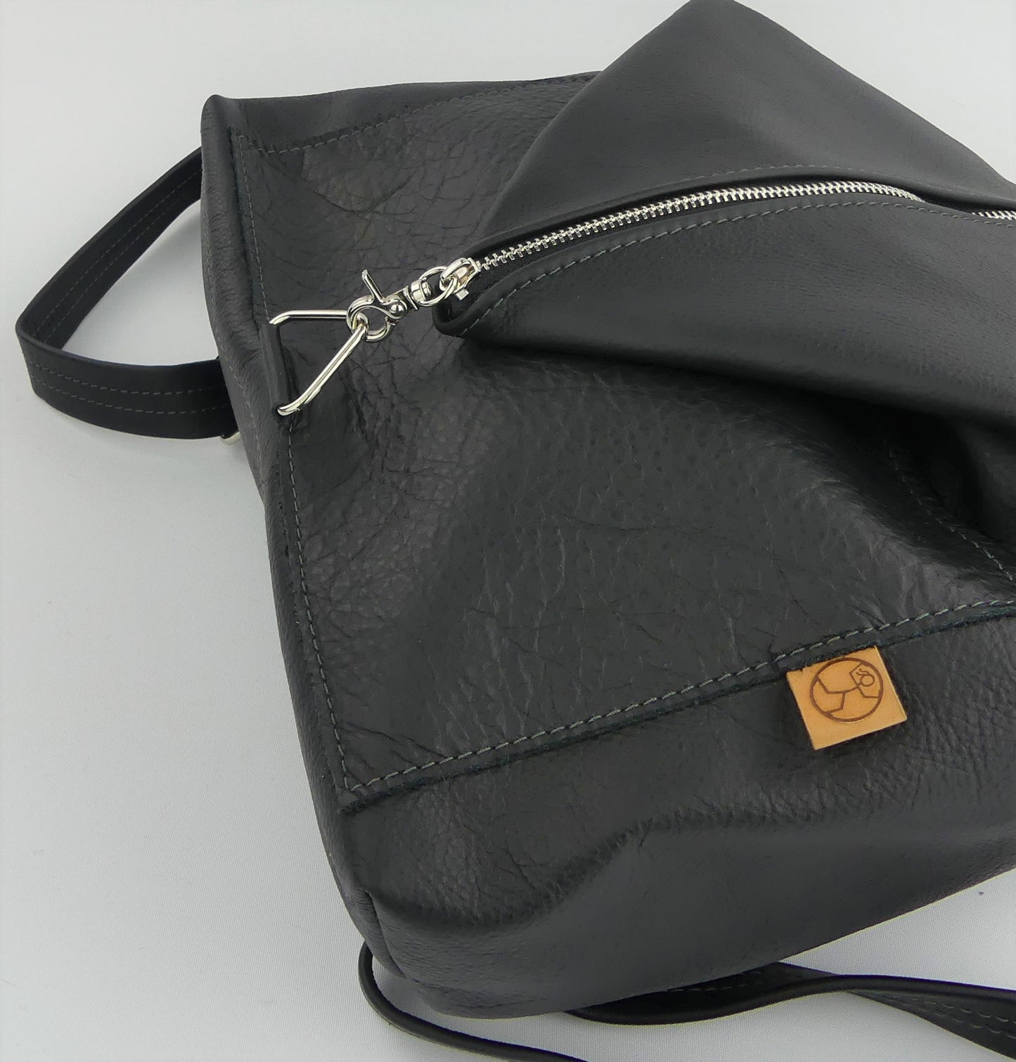 Rucksack "FREYA", Leder schwarz