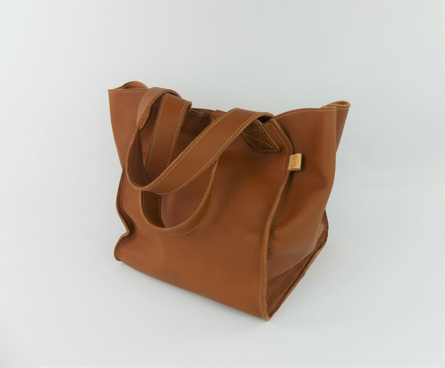 Ledershopper "OLDA", cognac
