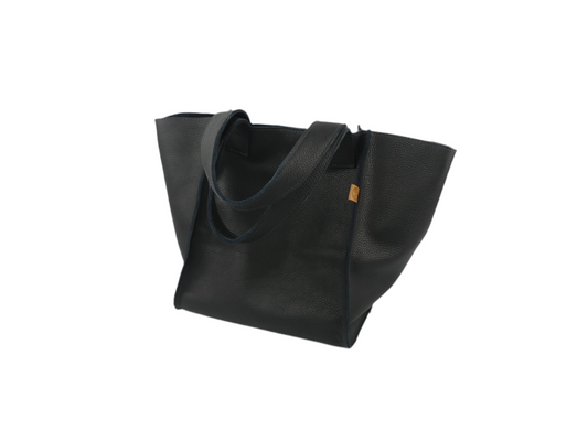 Ledershopper "OLDA", schwarz