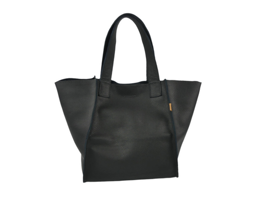 Ledershopper "OLDA", schwarz