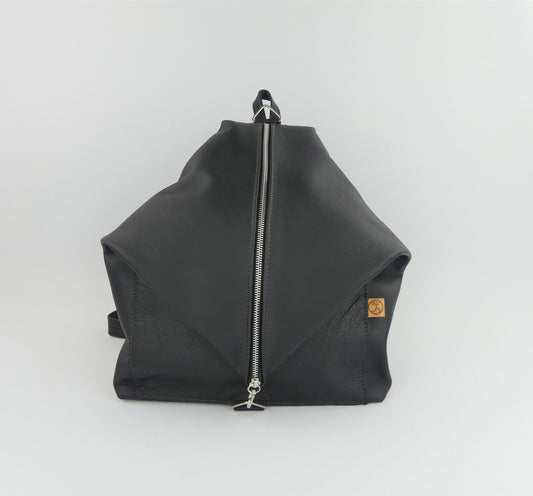 Rucksack "FREYA", Leder schwarz