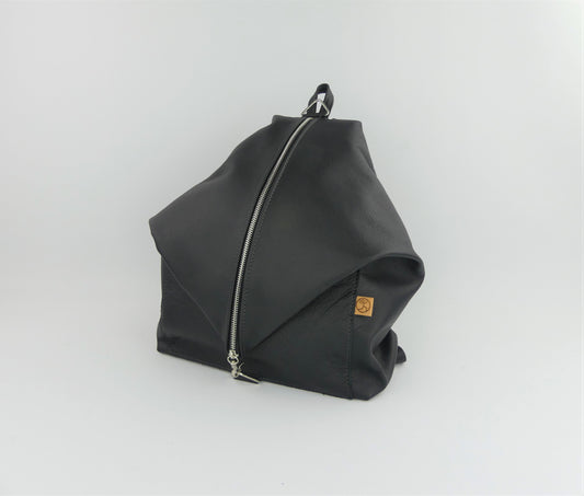 Rucksack "FREYA", Leder schwarz